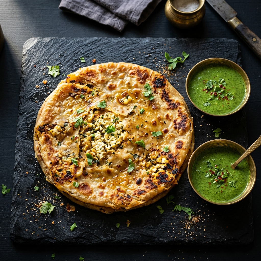 Royal Malai Paneer Paratha